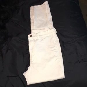 Juniors H&M high waisted white jeans